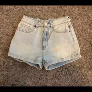 denim shorts